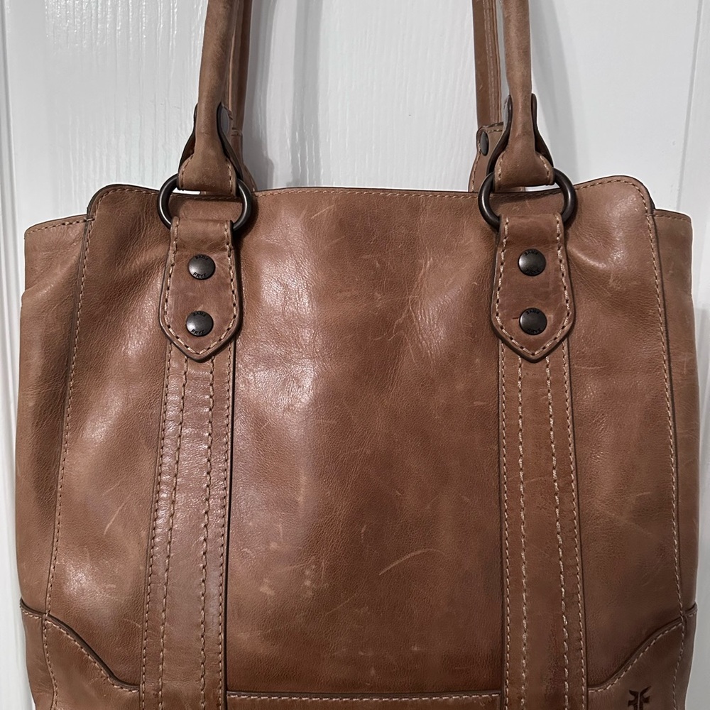 Frye Melissa Leather Tote Bag & Matching Melissa Wallet (see photos)